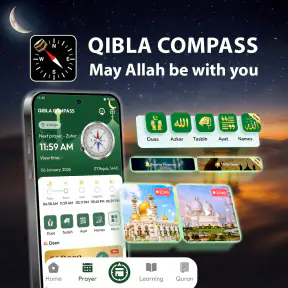 Qibla kumpas- Qibla direksyon screenshot