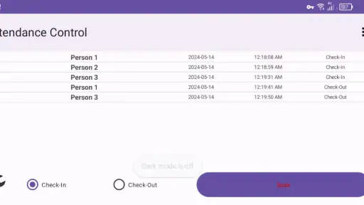 QR Attendance Control screenshot