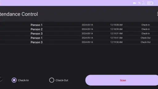 QR Attendance Control screenshot