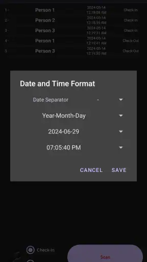QR Attendance Control screenshot