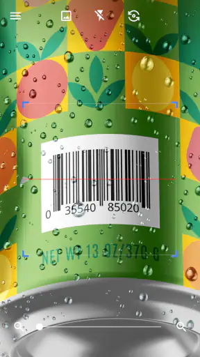 QR code scanner screenshot