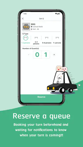 QueQ - No More Queue Line screenshot
