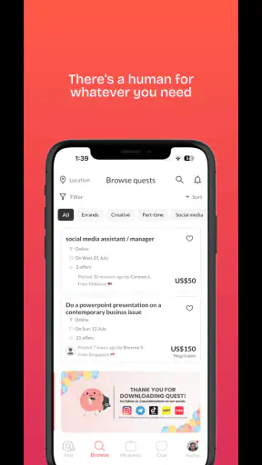 Quest: Hire a Human screenshot