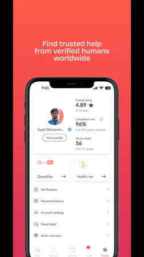 Quest: Hire a Human screenshot