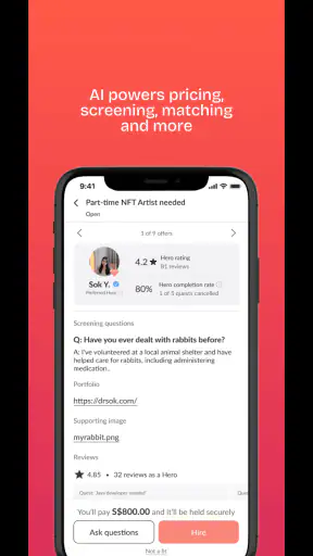 Quest: Hire a Human screenshot