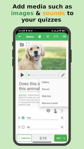 Quiz Maker (Create Quiz /Test) screenshot