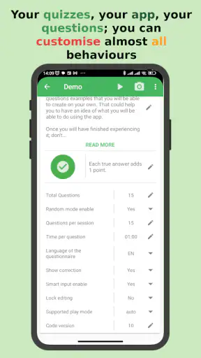 Quiz Maker (Create Quiz /Test) screenshot