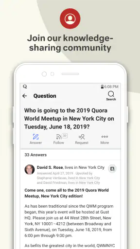 Quora: the knowledge platform screenshot