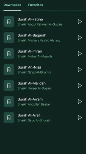 Quran Player Audio Offline screenshot