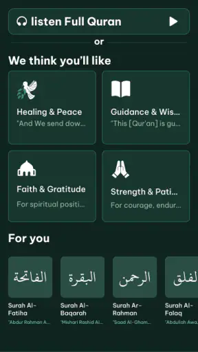 Quran Player Audio Offline screenshot