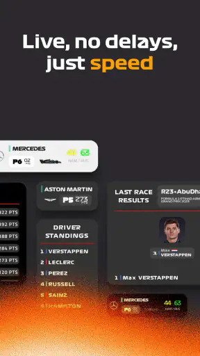Racify - Beautiful F1 widgets screenshot