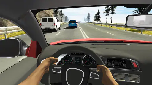 Racing in Car 2 screenshot