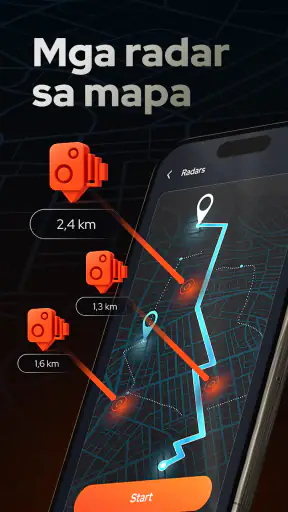 Radar, GPS at Speedometer screenshot