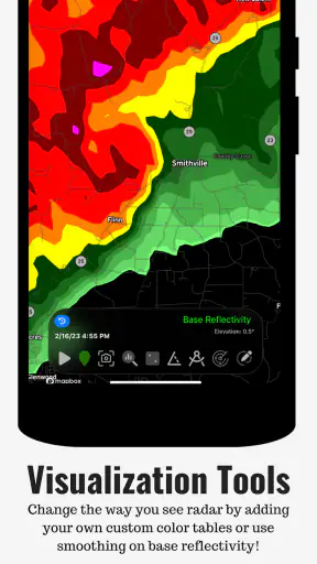 RadarOmega: Doppler Radar App screenshot