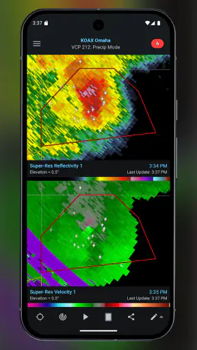 RadarScope screenshot