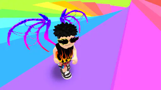Rainbow for Obby Parkour Run screenshot