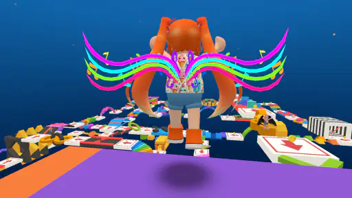 Rainbow for Obby Parkour Run screenshot