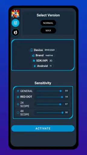 Raistar Macro Fire Ontap Sensi screenshot