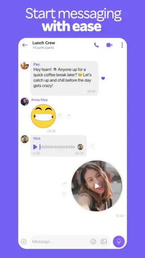 Rakuten Viber Messenger screenshot