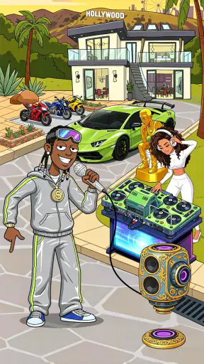 Rap Star:Idle Clicker screenshot