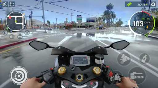 Real Moto Driving Racing World screenshot