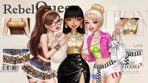 Rebel Glam: Dress Up & Makeup screenshot