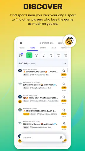 Reclub - Social Sports Nearby screenshot