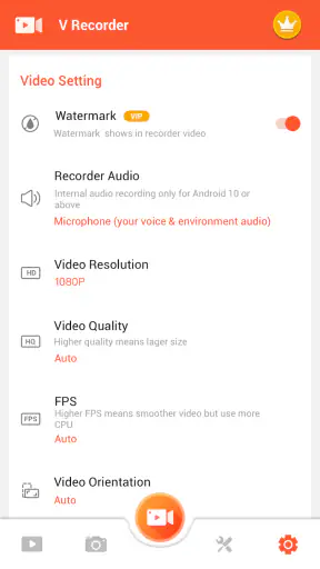 recorder ng screen V Recorder screenshot