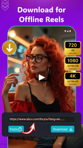 Reels Style HD Video Player screenshot