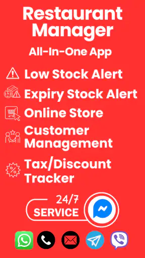 Restaurant & Café Billing POS screenshot