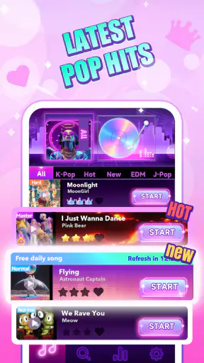 Rhythm Tiles: Pop Songs screenshot