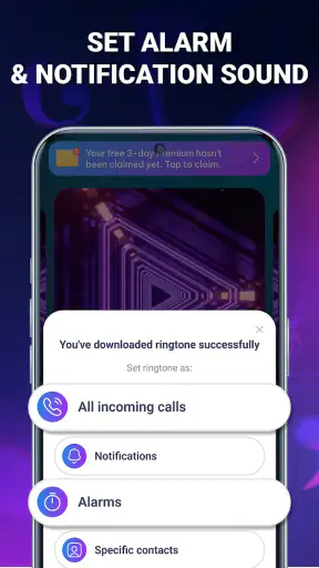 Ringtone song for phone calls screenshot