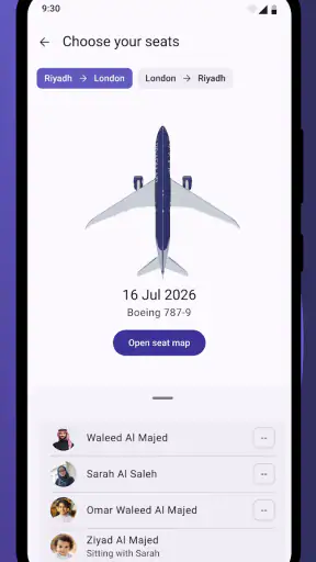 Riyadh Air screenshot