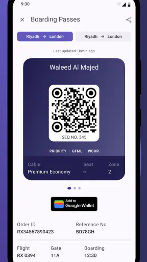 Riyadh Air screenshot