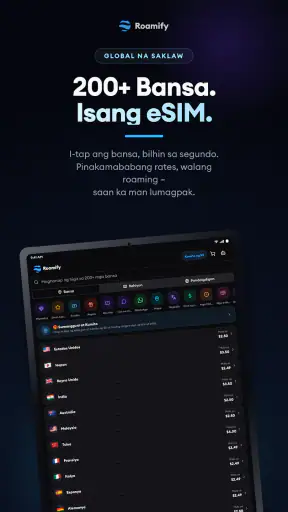 Roamify Travel eSIM Data screenshot