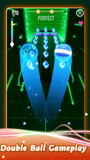 Rolling Twins: Music Ball Rush screenshot