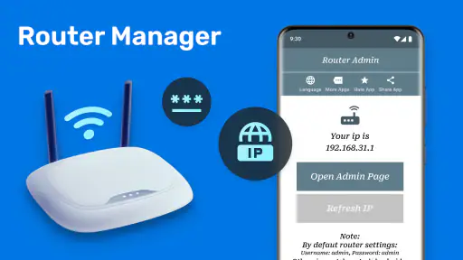 Router Admin Page screenshot