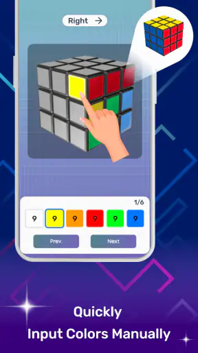 Rubik's Cube Solver screenshot