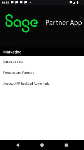 Sage Partner App screenshot