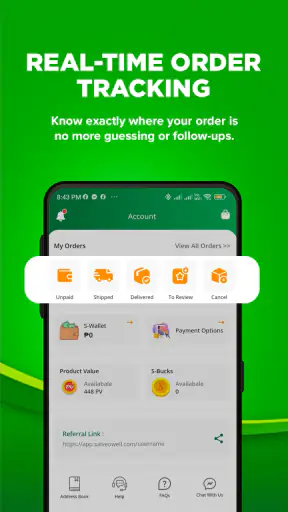 Salveowell screenshot