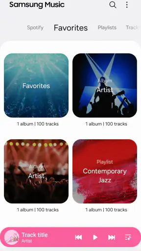 Samsung Music screenshot