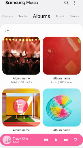 Samsung Music screenshot