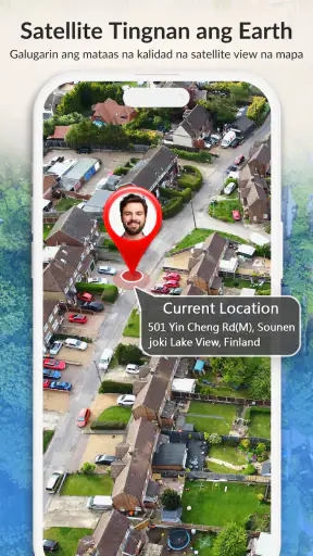 Satelayt view-GPS Pag-navigate screenshot