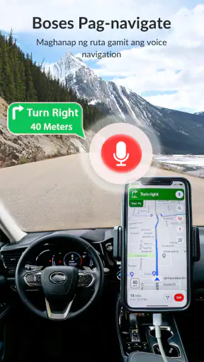 Satelayt view-GPS Pag-navigate screenshot