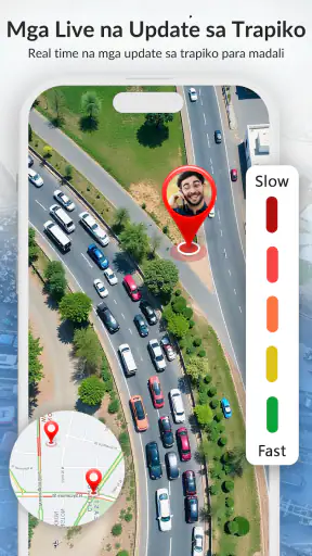 Satelayt view-GPS Pag-navigate screenshot