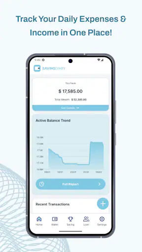 Saving Diary: Gastos & badyet screenshot