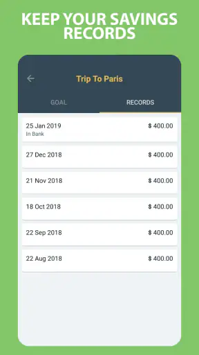 Savings Goal screenshot
