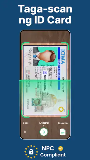 Scanner ng ID Card : Card Scan screenshot