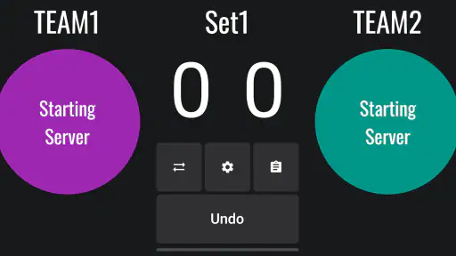 Sepak Takraw Scoreboard screenshot