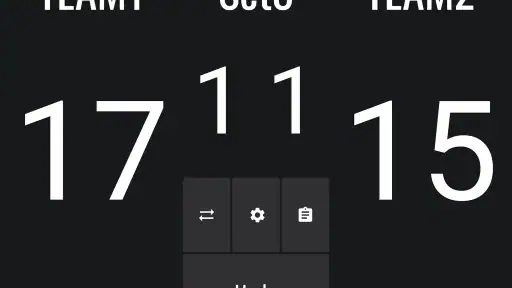 Sepak Takraw Scoreboard screenshot